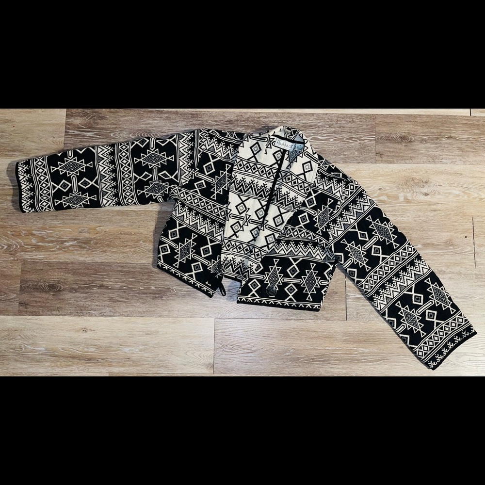 Vintage Flashback Crop Jacket Sz M